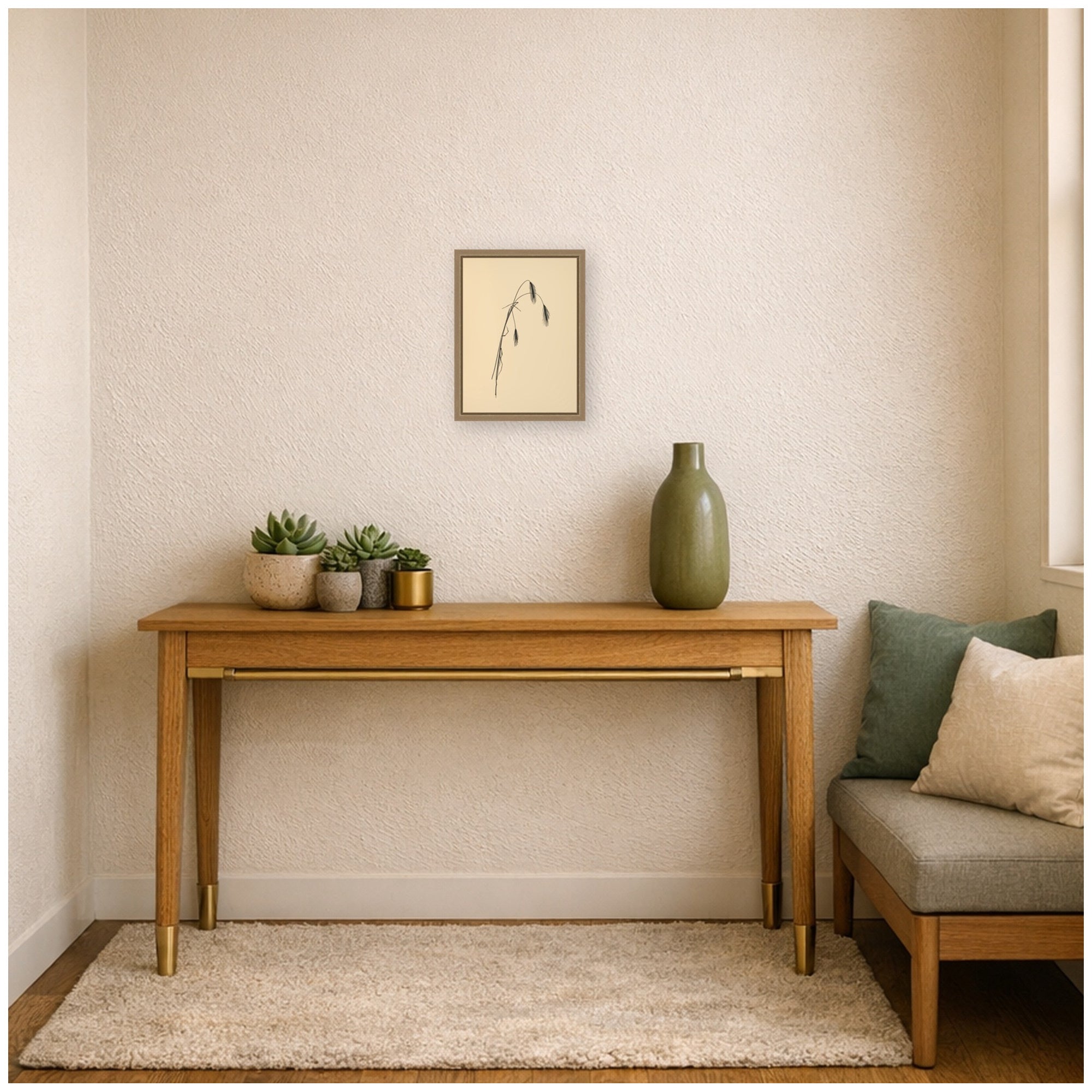 Framed Canvas 10x13 Sylvie Dark Gold 6
