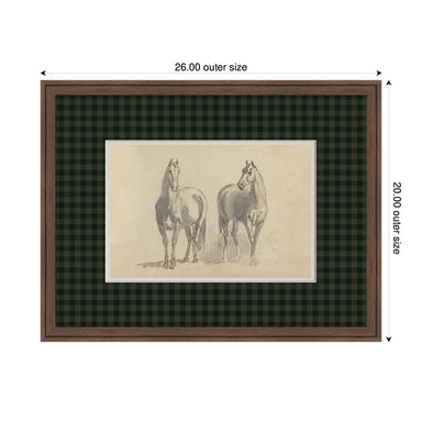 Framed Art 26x20 Florence Medium Brown 2