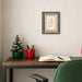 Mounted Canvas Castellan Black 13x16 5