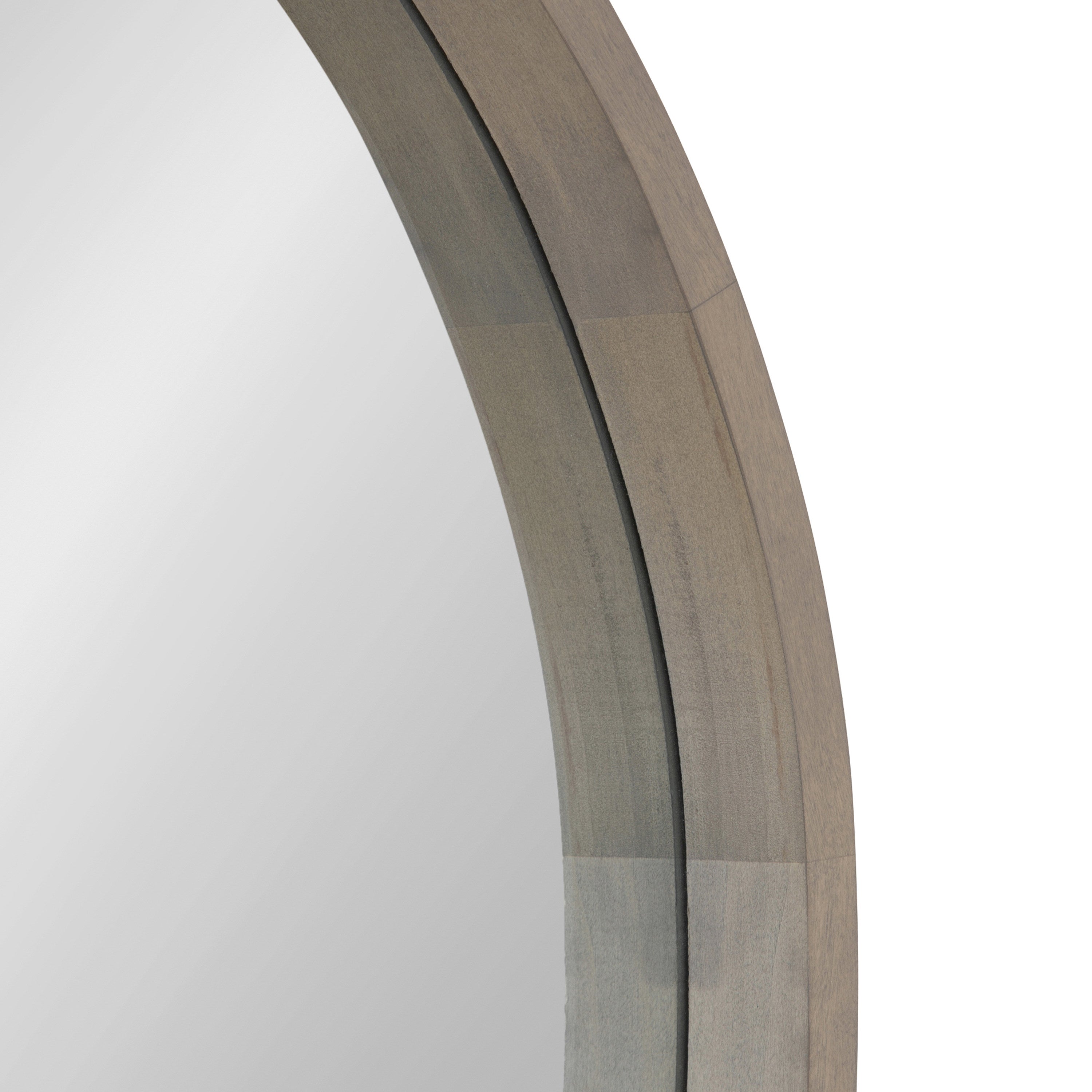 Round Mirror Gray 30" Diameter 3