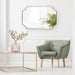 Scallop Mirror 24x36 Gold 7