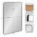 Rectangle Mirror Black 30x42 5