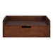 Floating Side Table Dark Brown 18x12x7 3