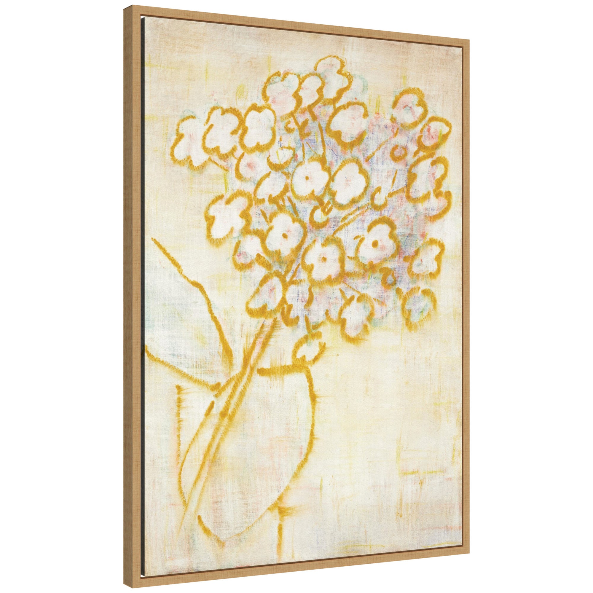 Framed Canvas 23x33 Sylvie Natural 1