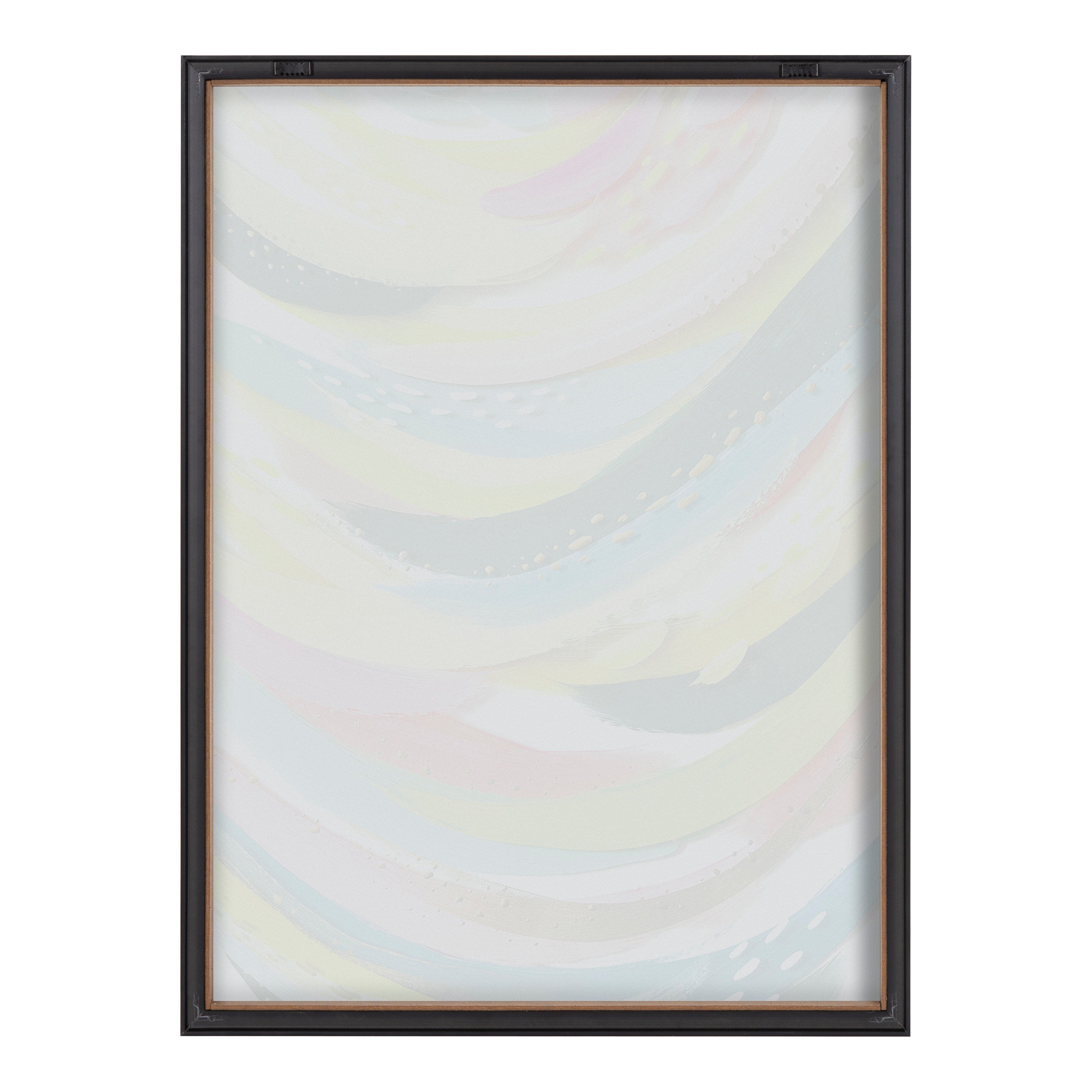 Blake Brushstroke 120 Framed Printed Glass by Jessi Raulet of Ettavee