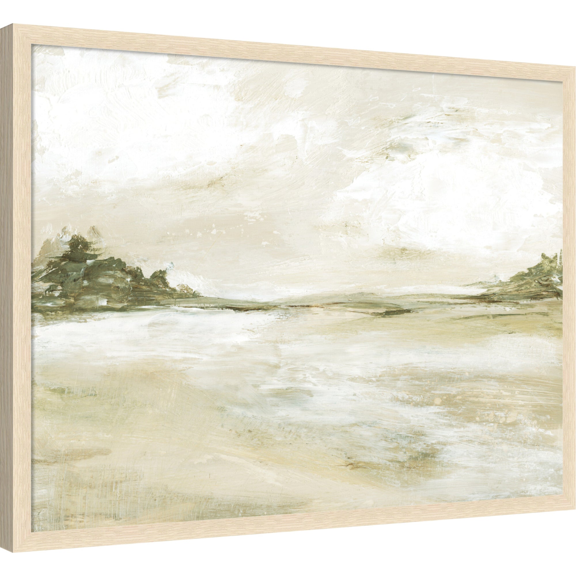 Mounted Canvas 38x29 Woodgrain Stripe Blonde 5