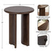 Side Table Dark Brown 16x16x20 2