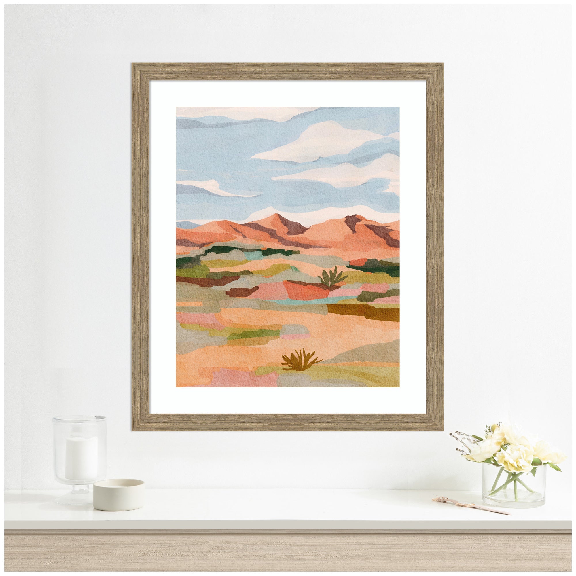 Framed Art Southwestern Dreams l by Nikita Jariwala