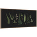 Framed Canvas 40x18 Sylvie Beaded Dark Gold 1