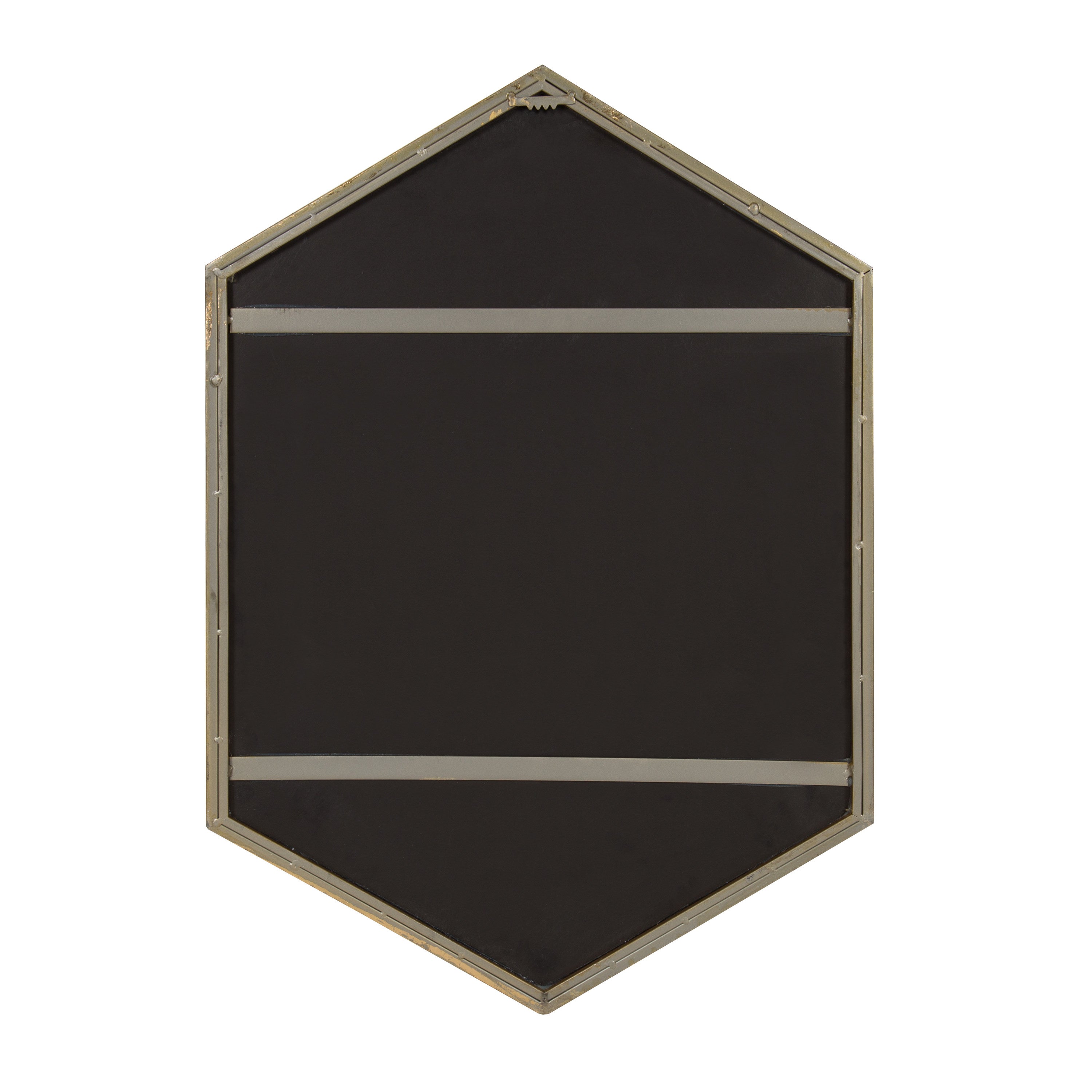 McNeer Hexagon Metal Wall Mirror