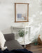 Arch Mirror Rustic Brown White 22x28 6