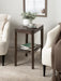 Side Table Gray 22x14x26 6