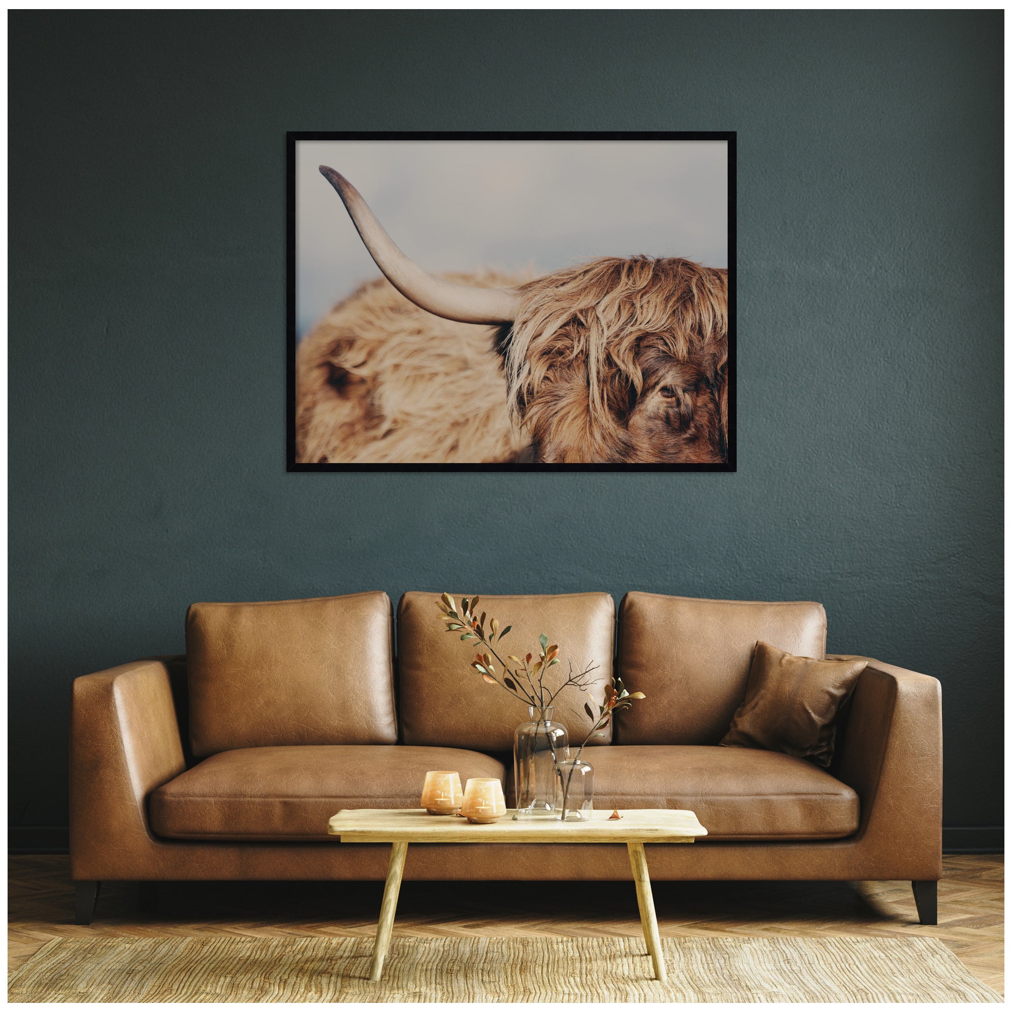Framed Art Svelte Noir Black 41x31 6