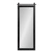 Rectangle Mirror Black 18x50 2