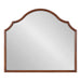 Arch Mirror Walnut Brown 32x28 5