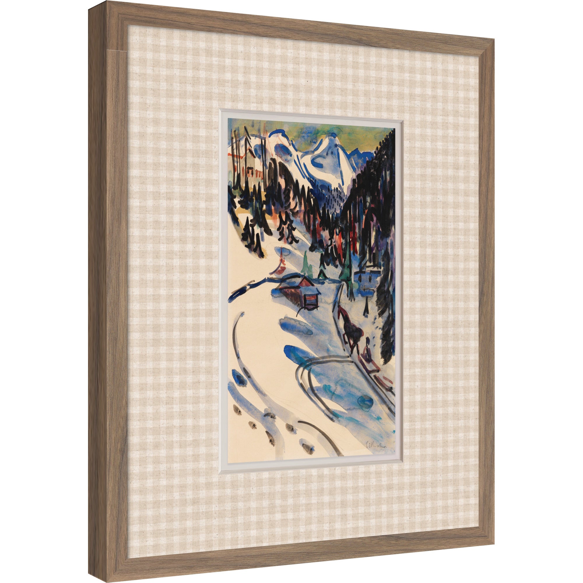 Framed Art Svelte Walnut 17x21 1