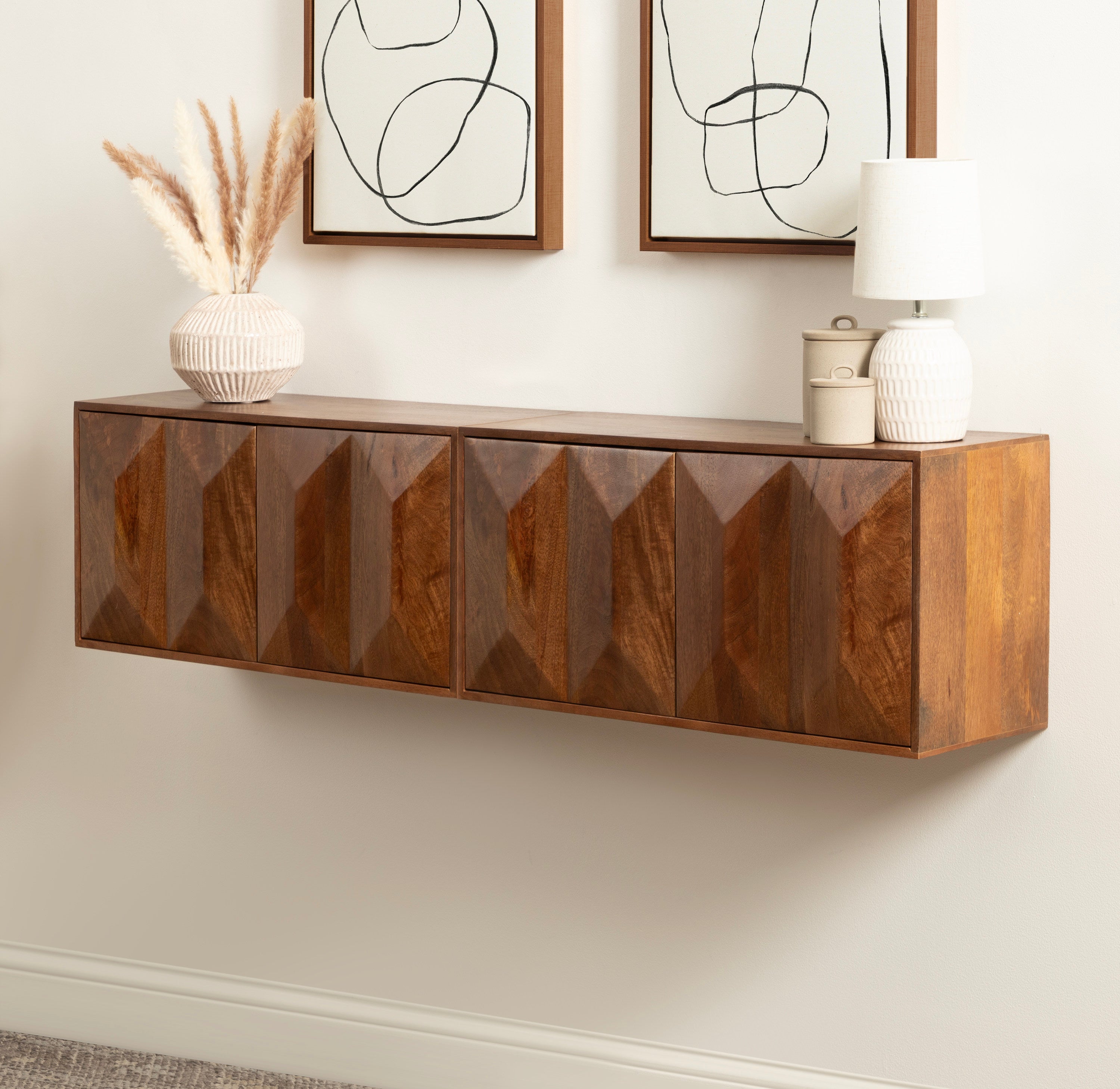 Ranier Two-Door Wall Cabinet