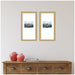 Wall Frame Florence Gold 11x20 matted to 5x7 5