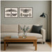 Art Set 2 Piece Set 18x24 Sylvie Dark Gray 5