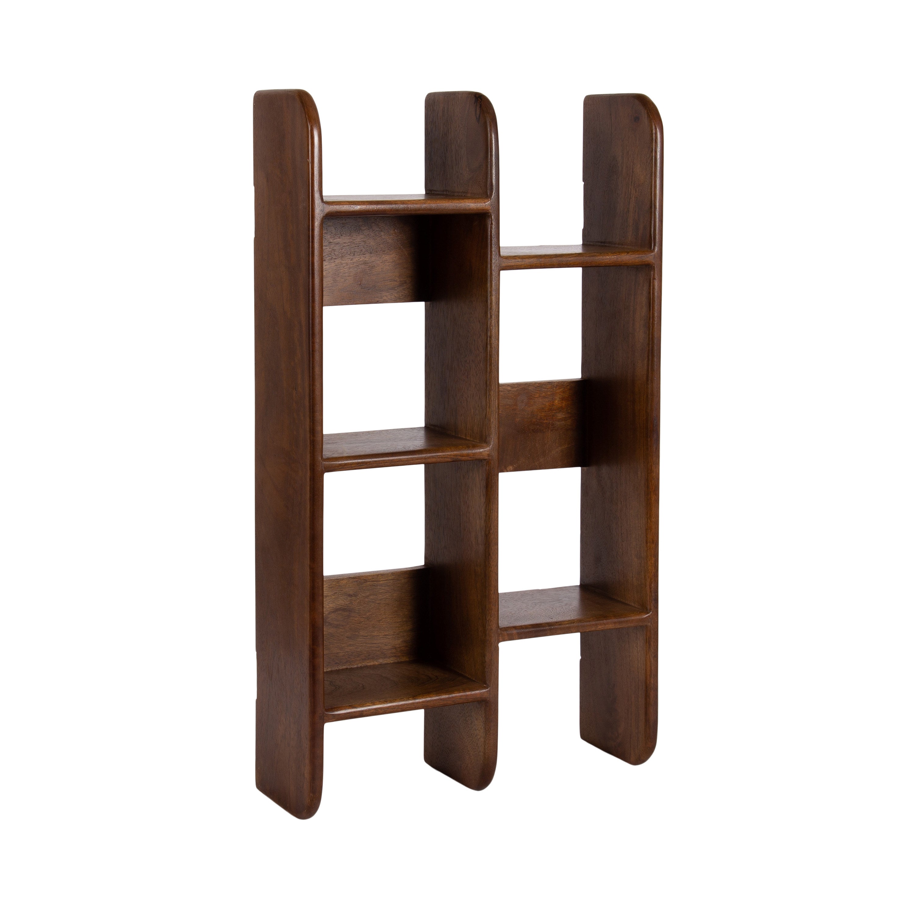 Accent Shelf Walnut Brown 30x17 3