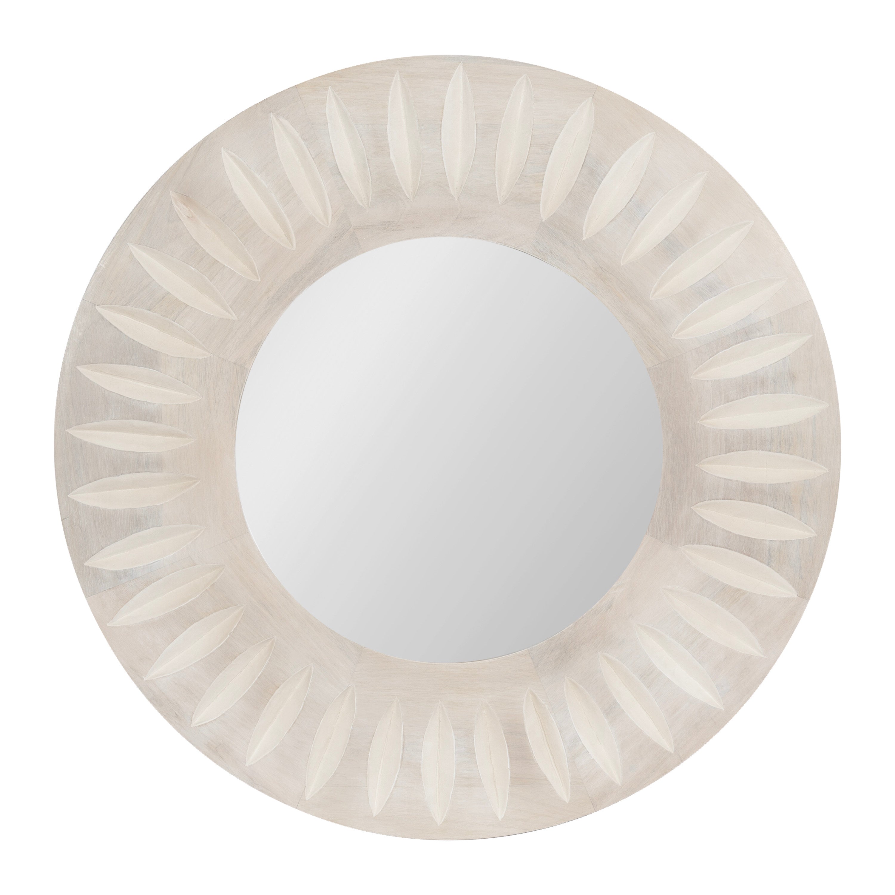Usra Carved Wood Mirror