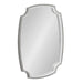 Scallop Mirror White Gray 21x32 1