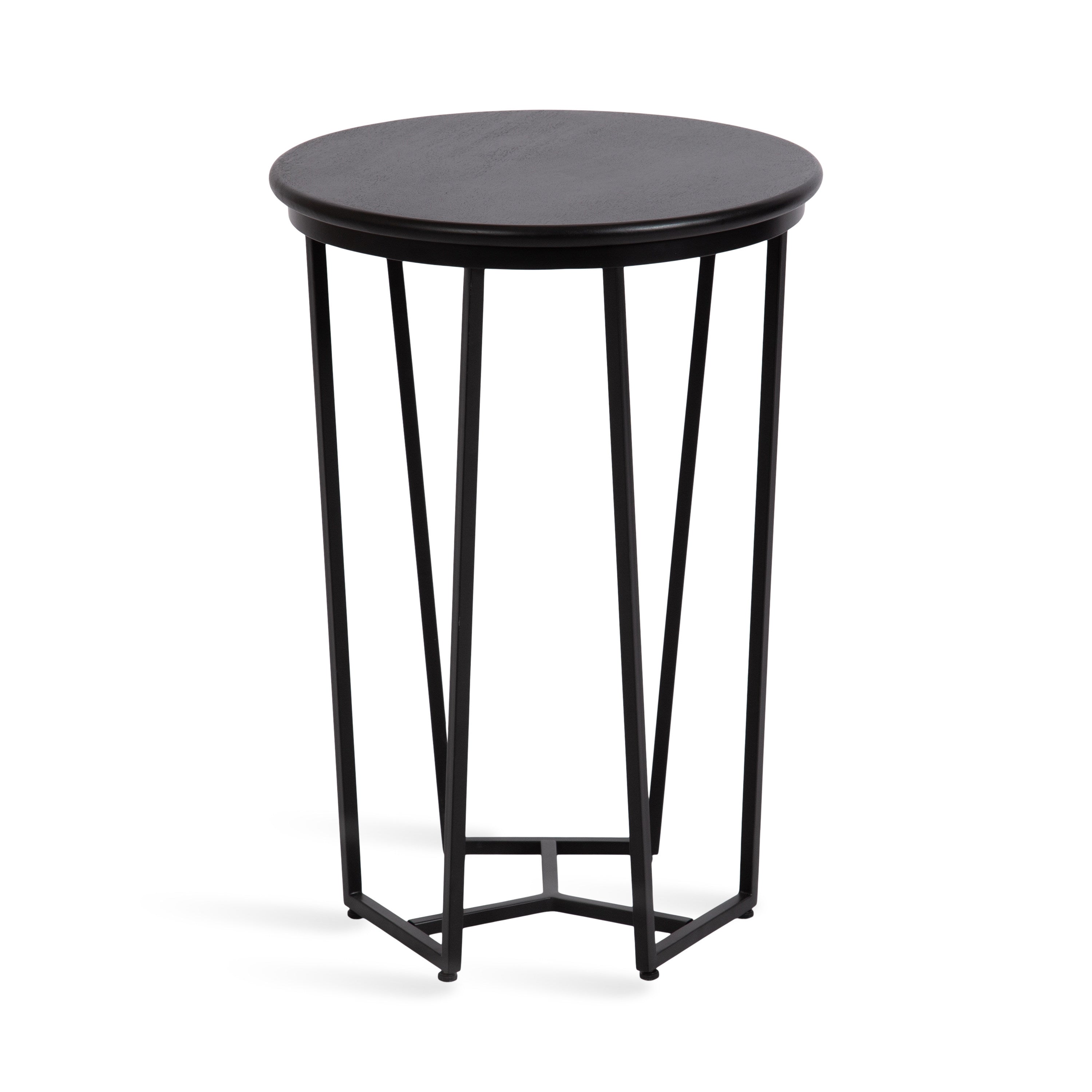 Side Table Black 16x16x24 5