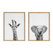 Art Set Sylvie Natural 2 Piece Set 18x24 2