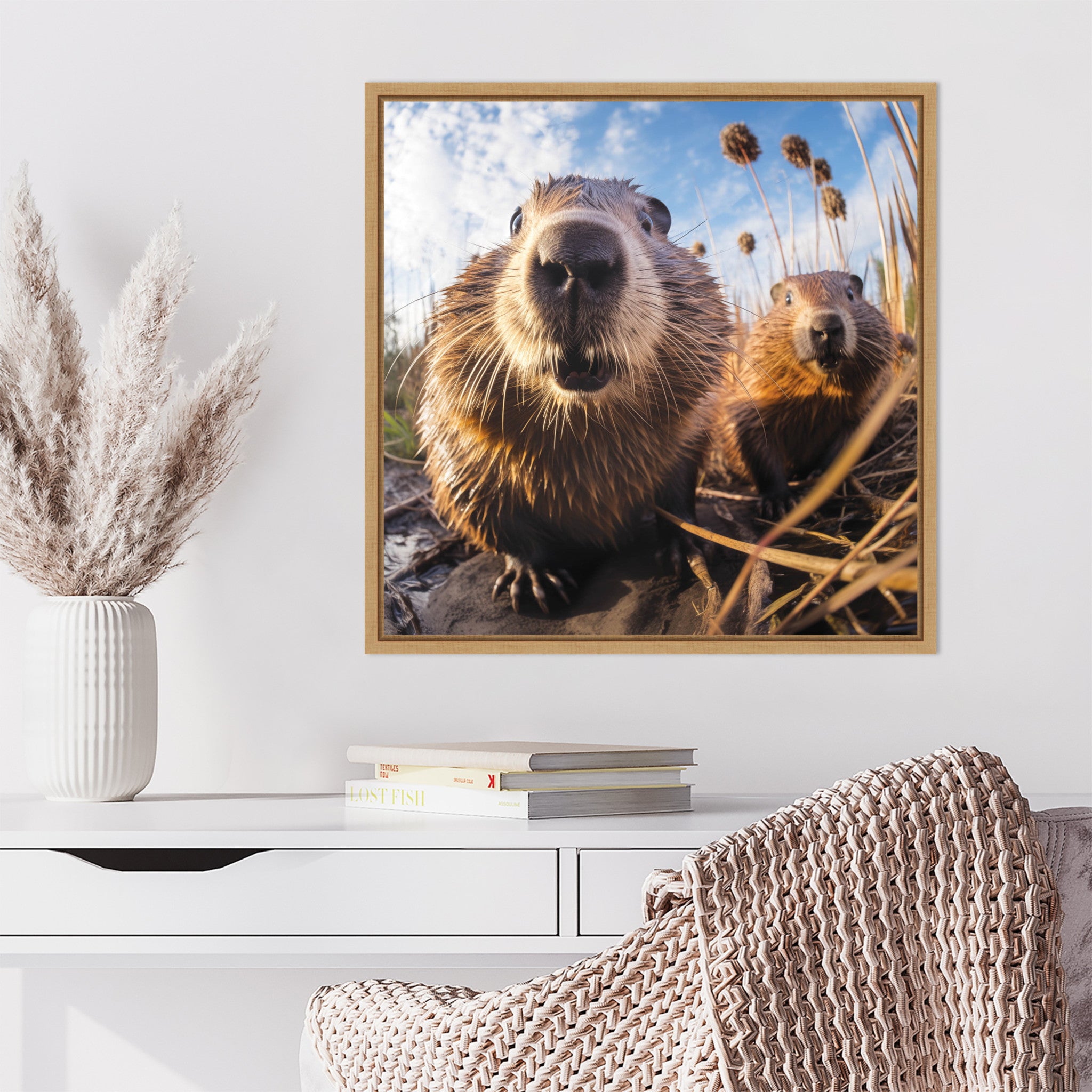 Funny Beaver Selfie by The Creative Bunch Studio
