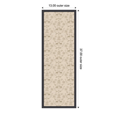 Magnetic Canvas Edith Black 13x37 2