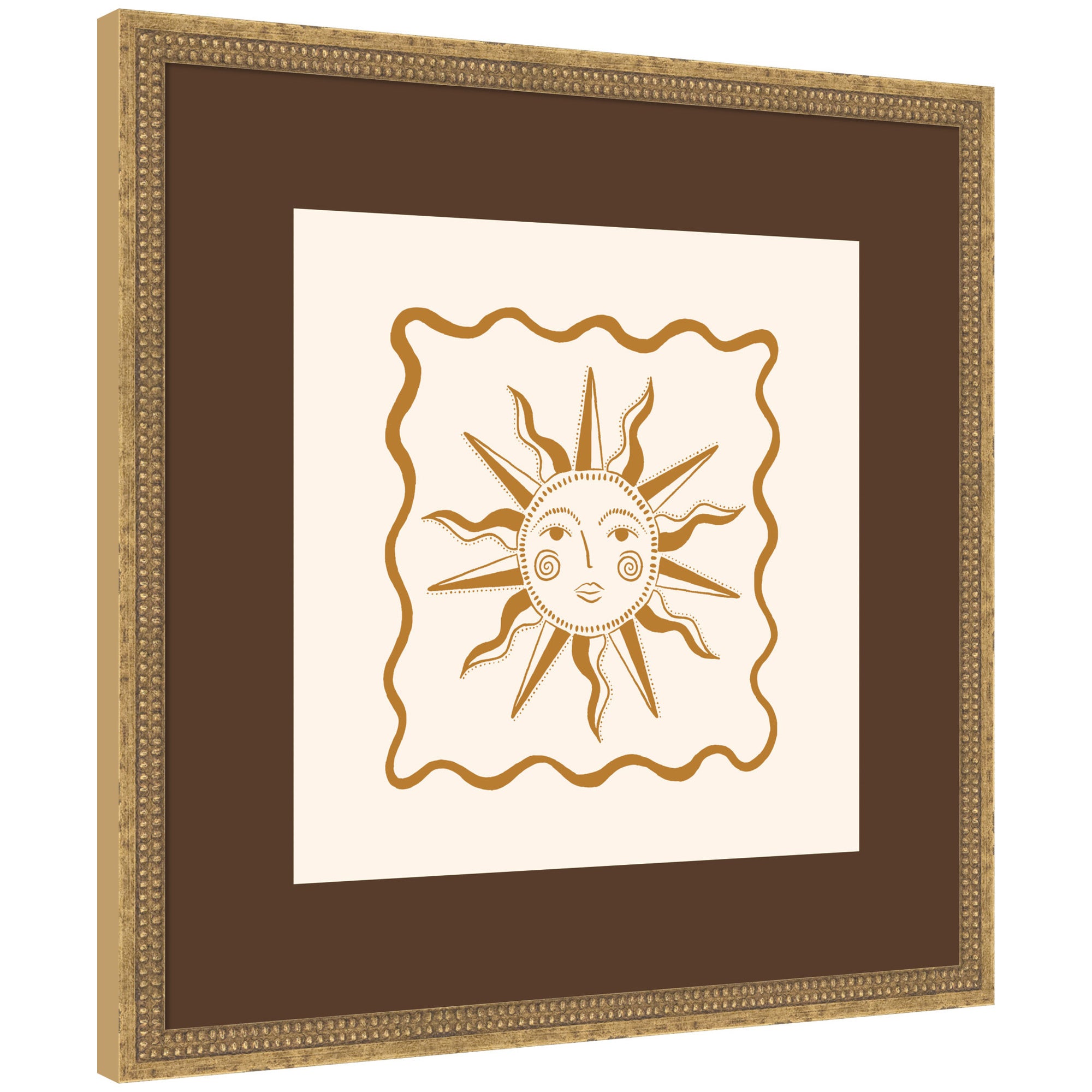 Framed Art 26x26 Castellan Gold 7