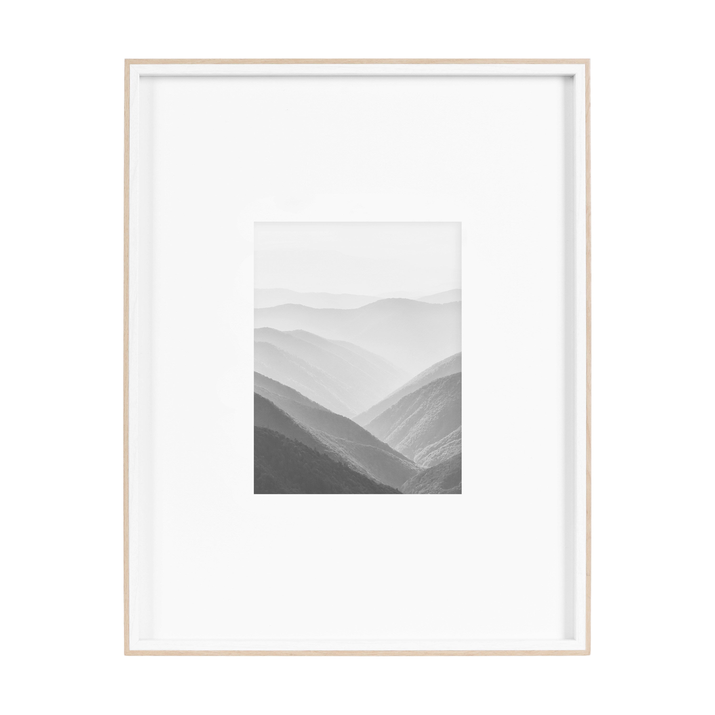 Wall Frame 16x20 matted to 8x10 White Natural 6