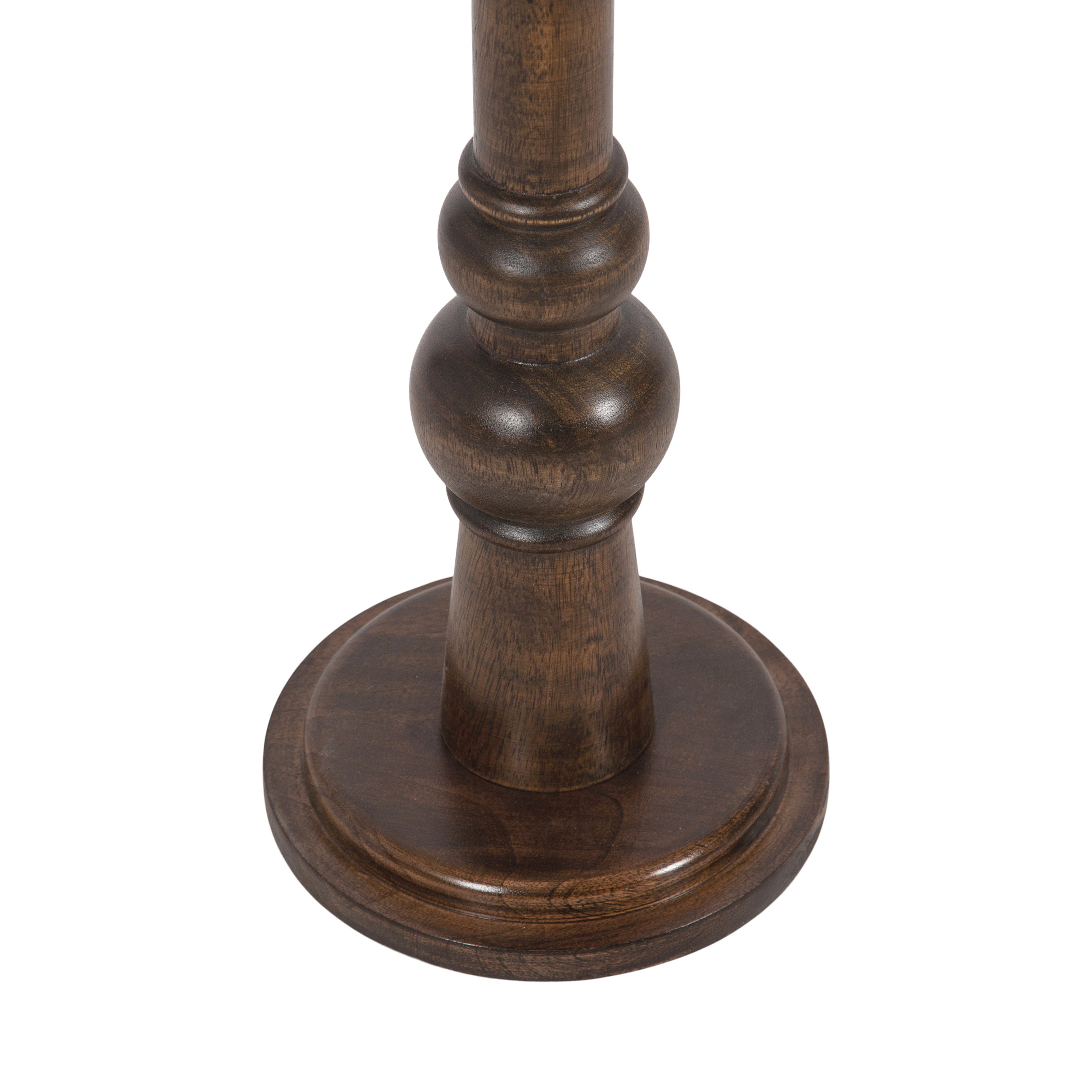 Side Table Brown White 8x8x23 5