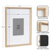 Wall Frame Natural 16x20 matted to 8x10 2