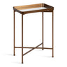 Celia Metal Tray Accent Table