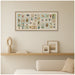 Framed Canvas Sylvie Dark Gold 40x18 5
