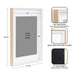 Wall Frame 14x18 matted to 11x14 White Natural 2
