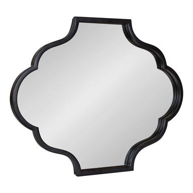 Scallop Mirror Black 18x24 1