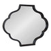 Scallop Mirror Black 18x24 1