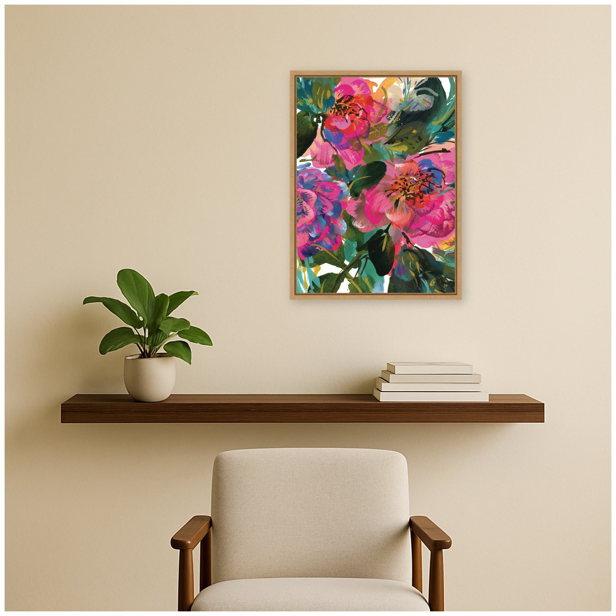 Framed Canvas 18x24 Sylvie Natural 6