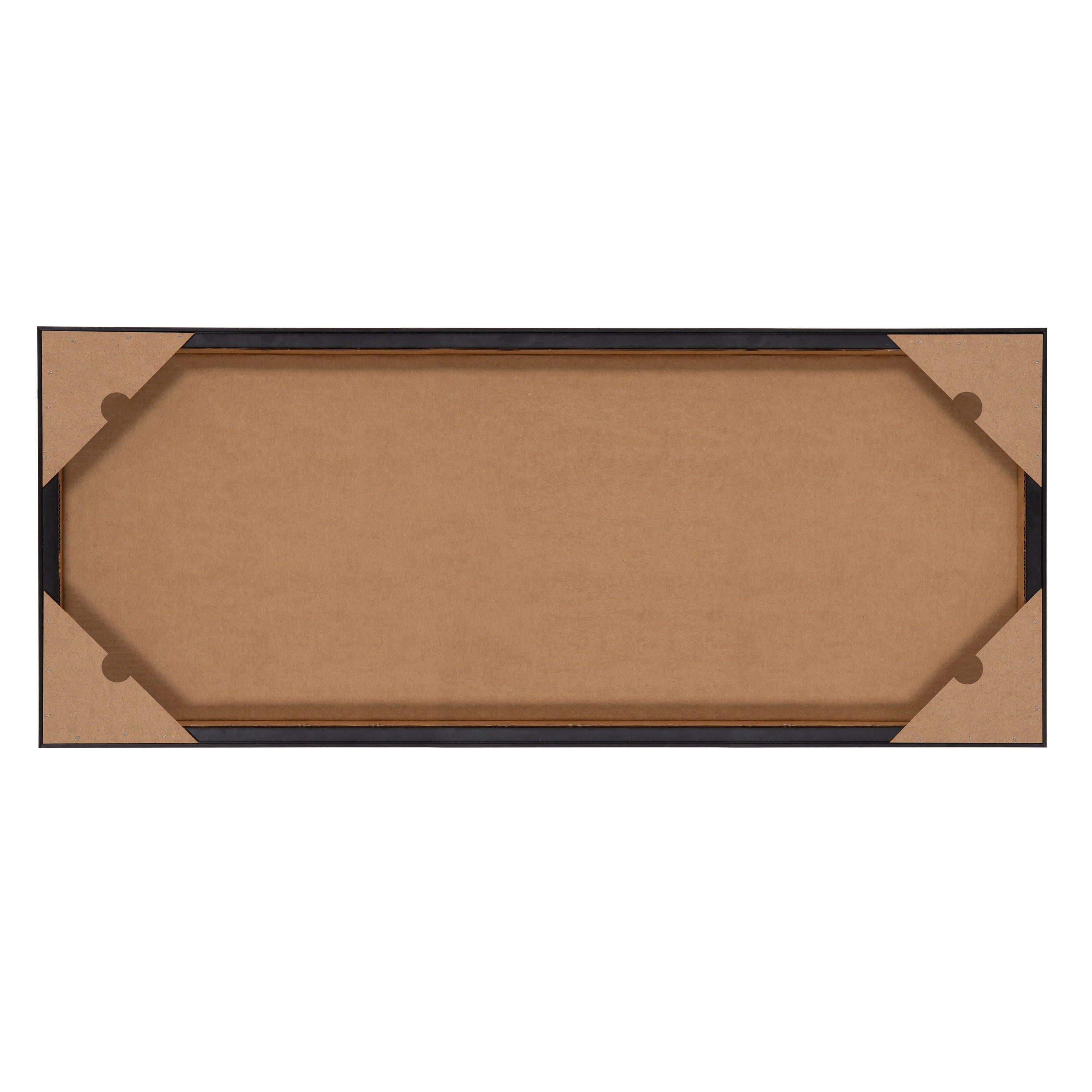 Framed Canvas Sylvie Walnut 18x40 3