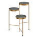 Plant Stand Gold Gray 16x21x30 1