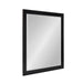 Rectangle Mirror Black 27.5x39.5 2