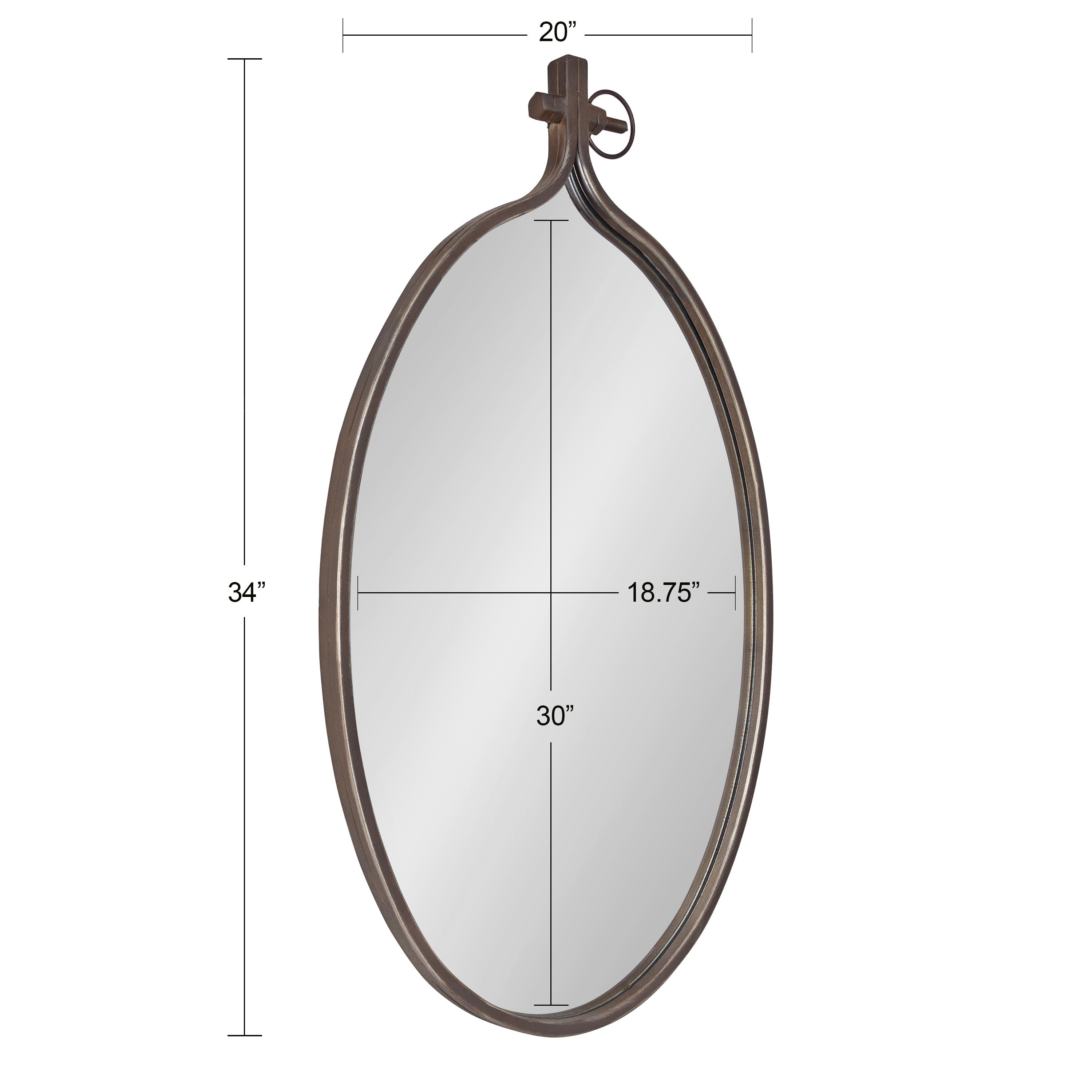 Yitro Metal Framed Wall Mirror