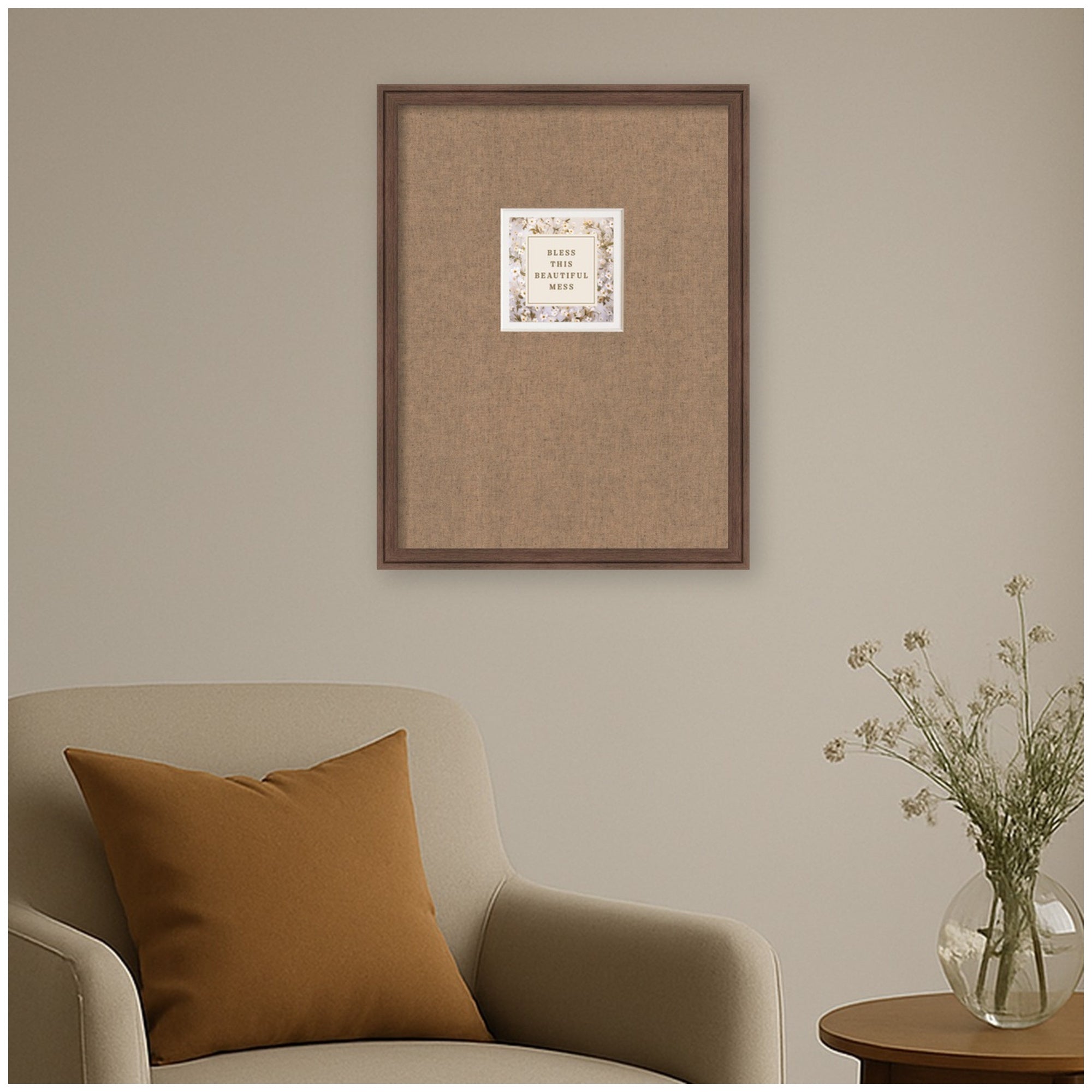 Framed Art 20x26 Florence Medium Brown 6