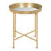 Side Table Gold Mirror 18.25x18.25x22 3