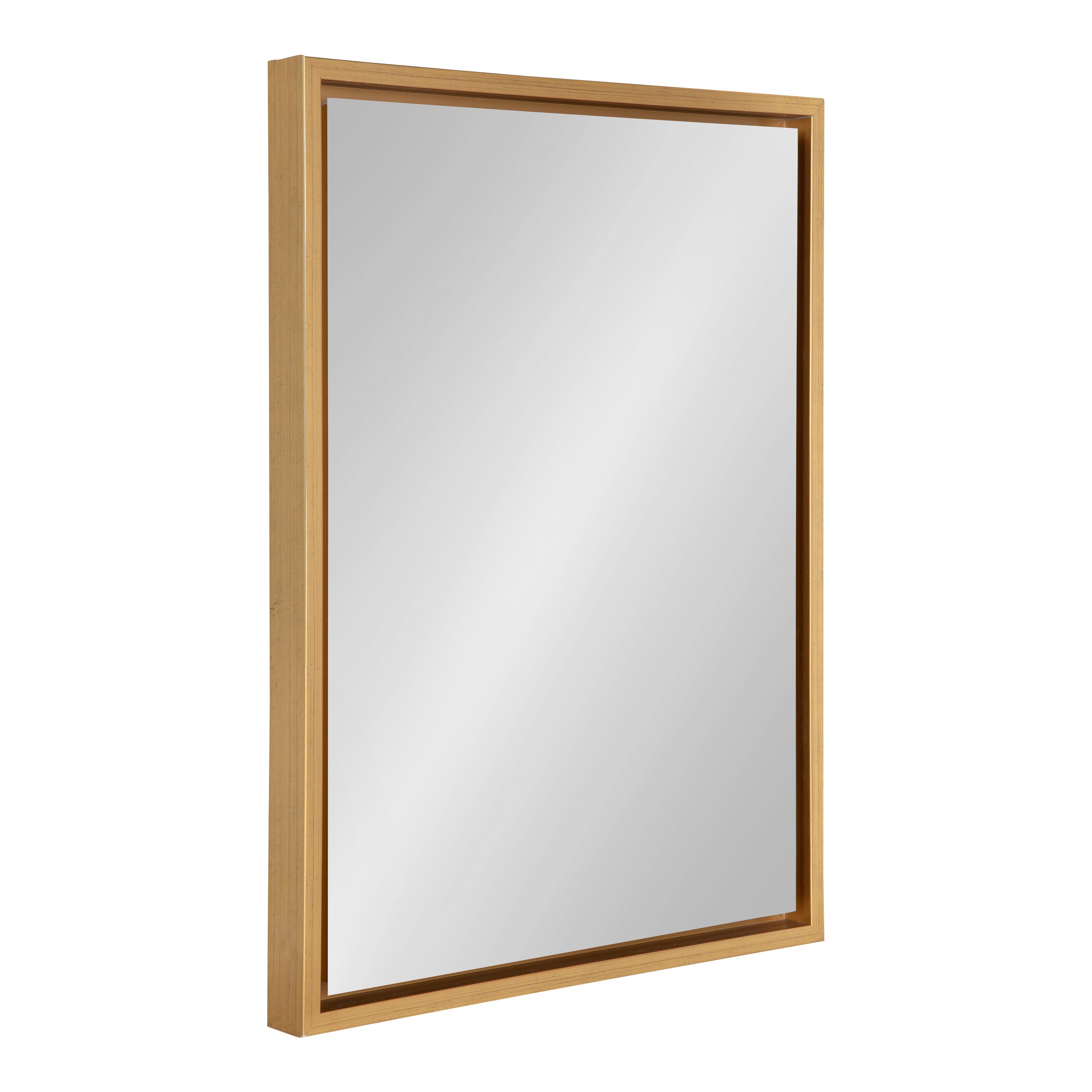 Rectangle Mirror Gold 18x24 1