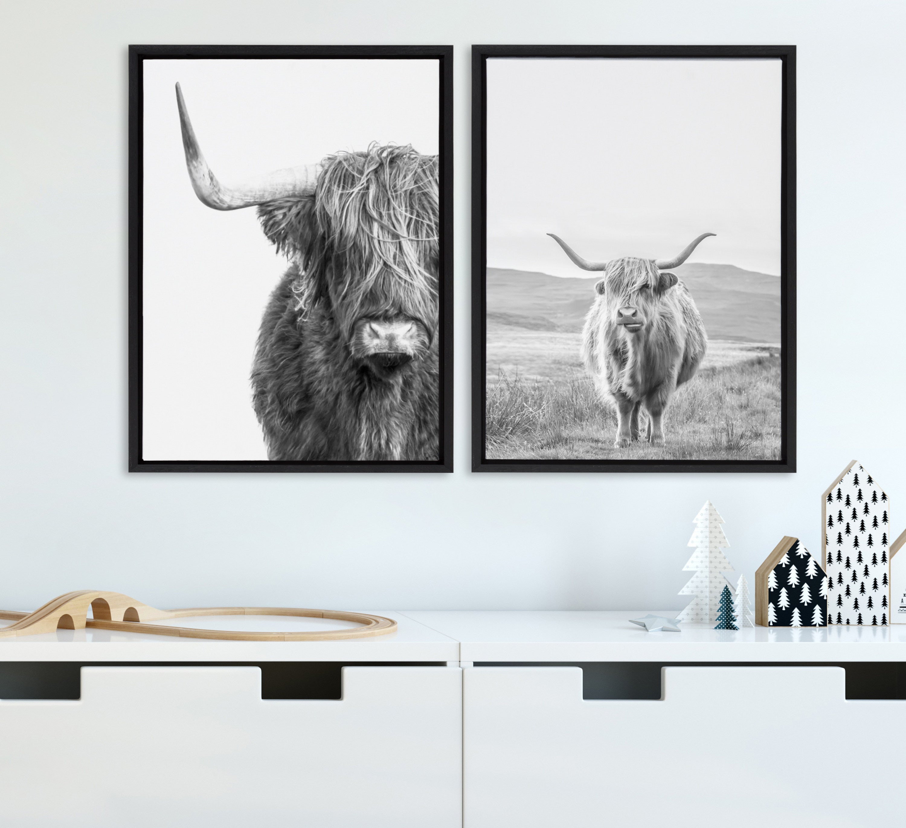 Framed Canvas Sylvie Black 18x24 6