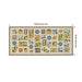 Framed Canvas Sylvie Dark Gold 40x18 2