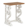 Wyldwood Carved Wood Side Table